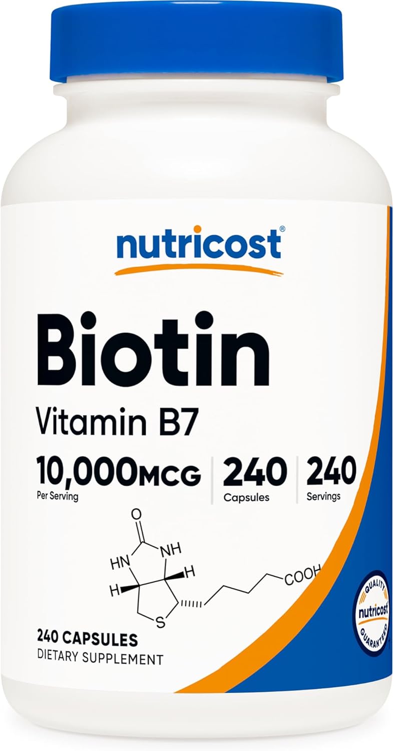 Hair Growth Accelerator - 10,000 MCG Biotin